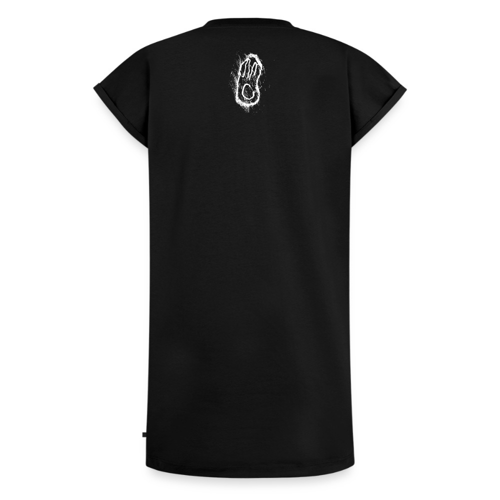"SCHREIDOCH"  Women's Premium Organic T-Shirt Dress - black