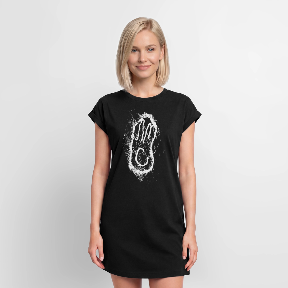 "SCHREIDOCH"  Women's Premium Organic T-Shirt Dress - black