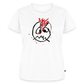 PLATTE-Therapie-Shirt weiblich geschnitten - white