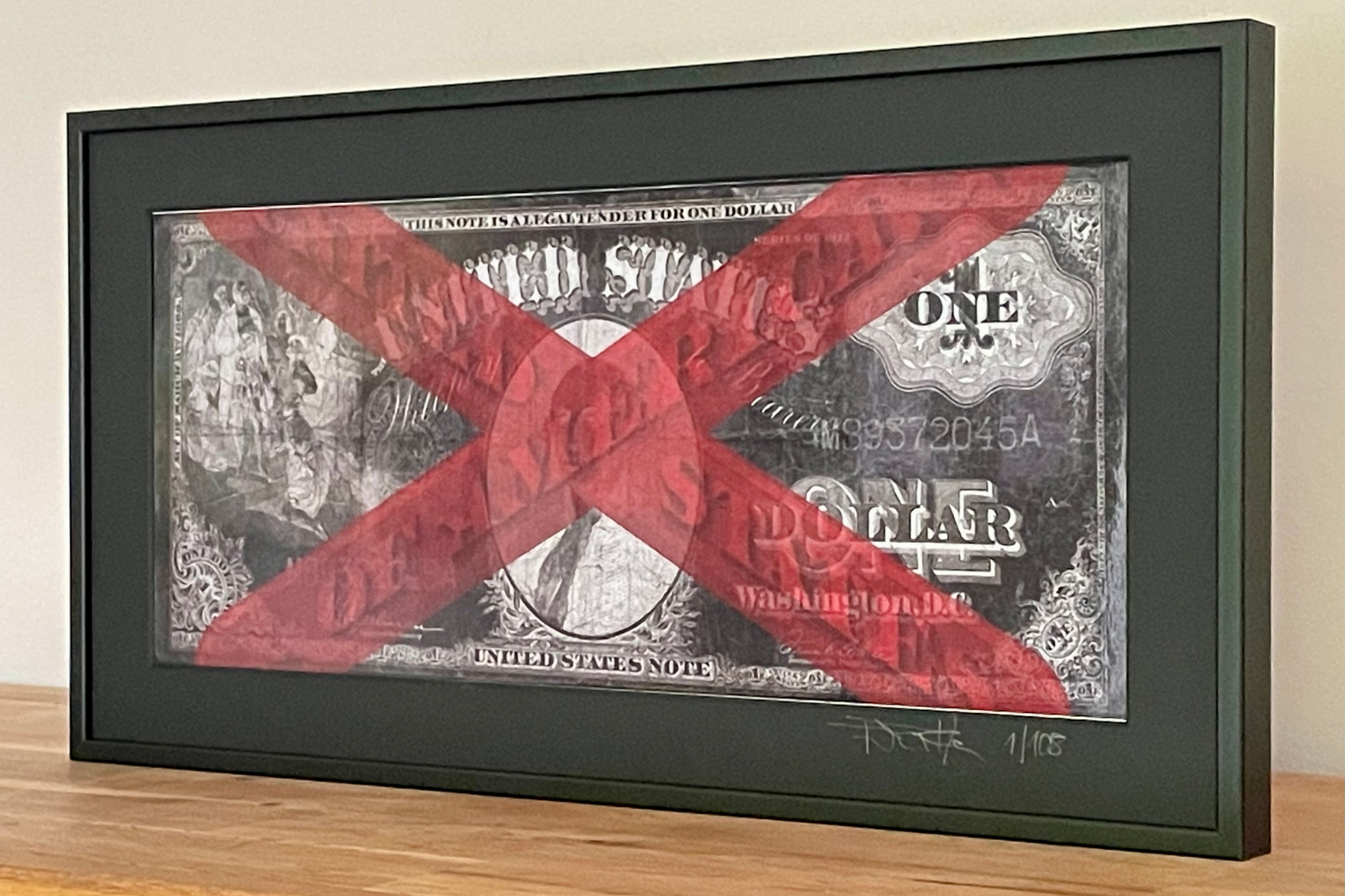 "Blutgeld", Fine Art Metallicabzug, black-Edition