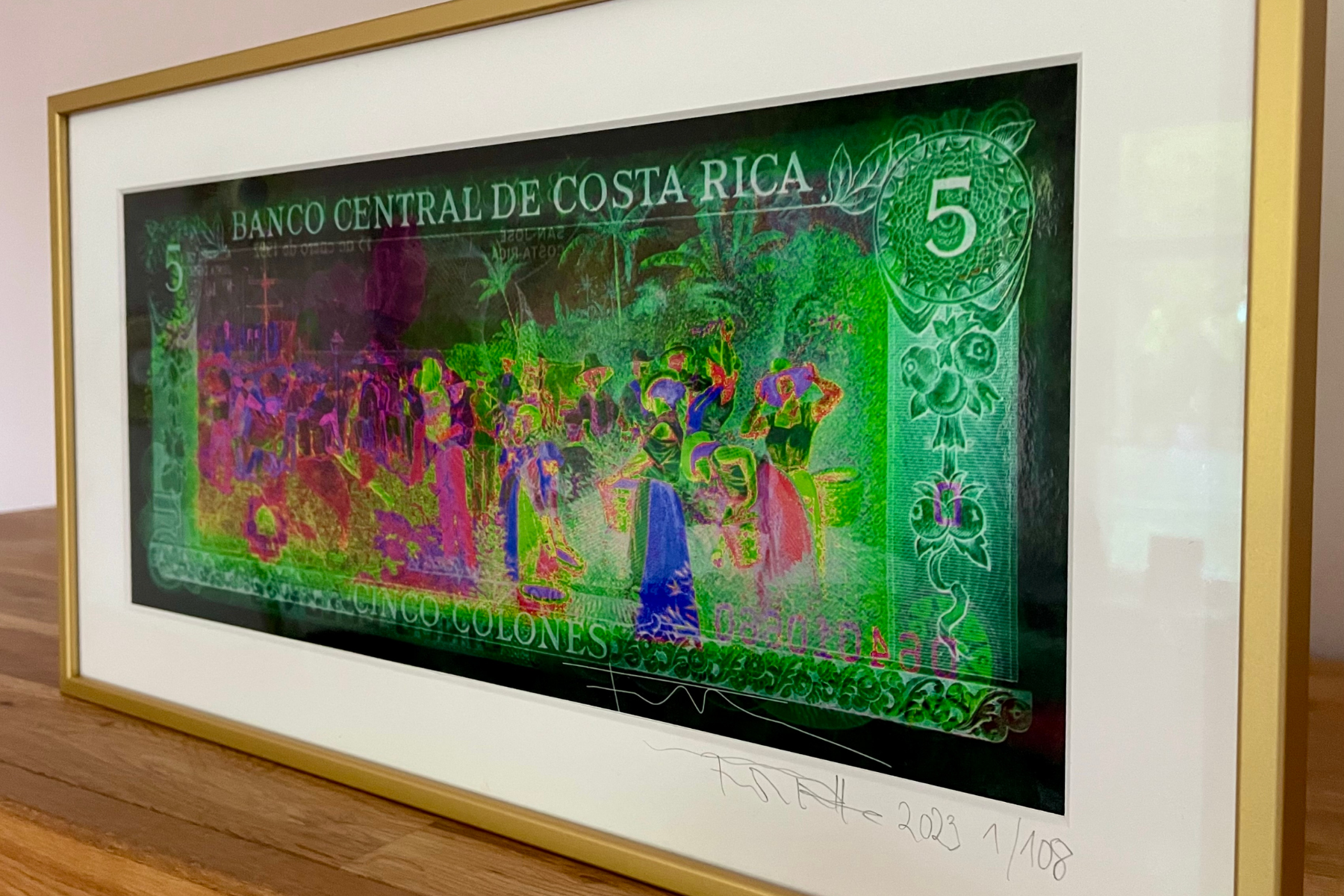 "Curandera I", Fine Art Metallicabzug, Passepartout gerahmt