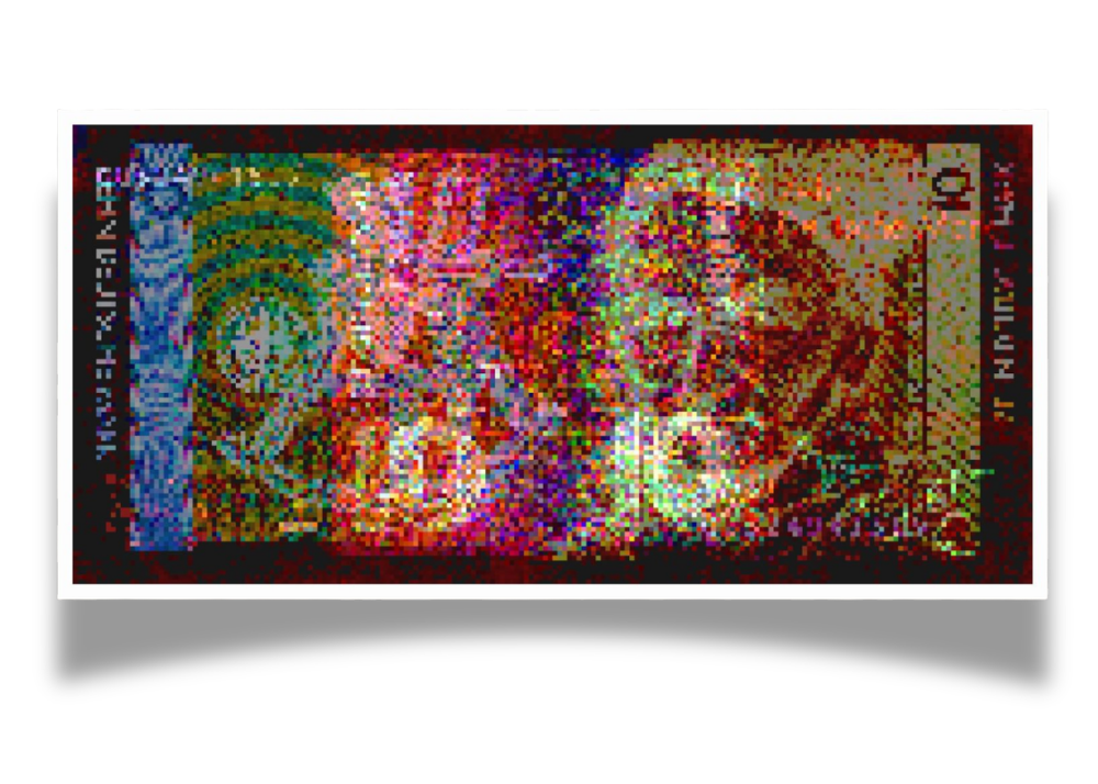 "MKQ" Metallic Foto-Abzug