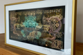 "Happiness", Fine Art Metallicabzug, Passepartout gerahmt