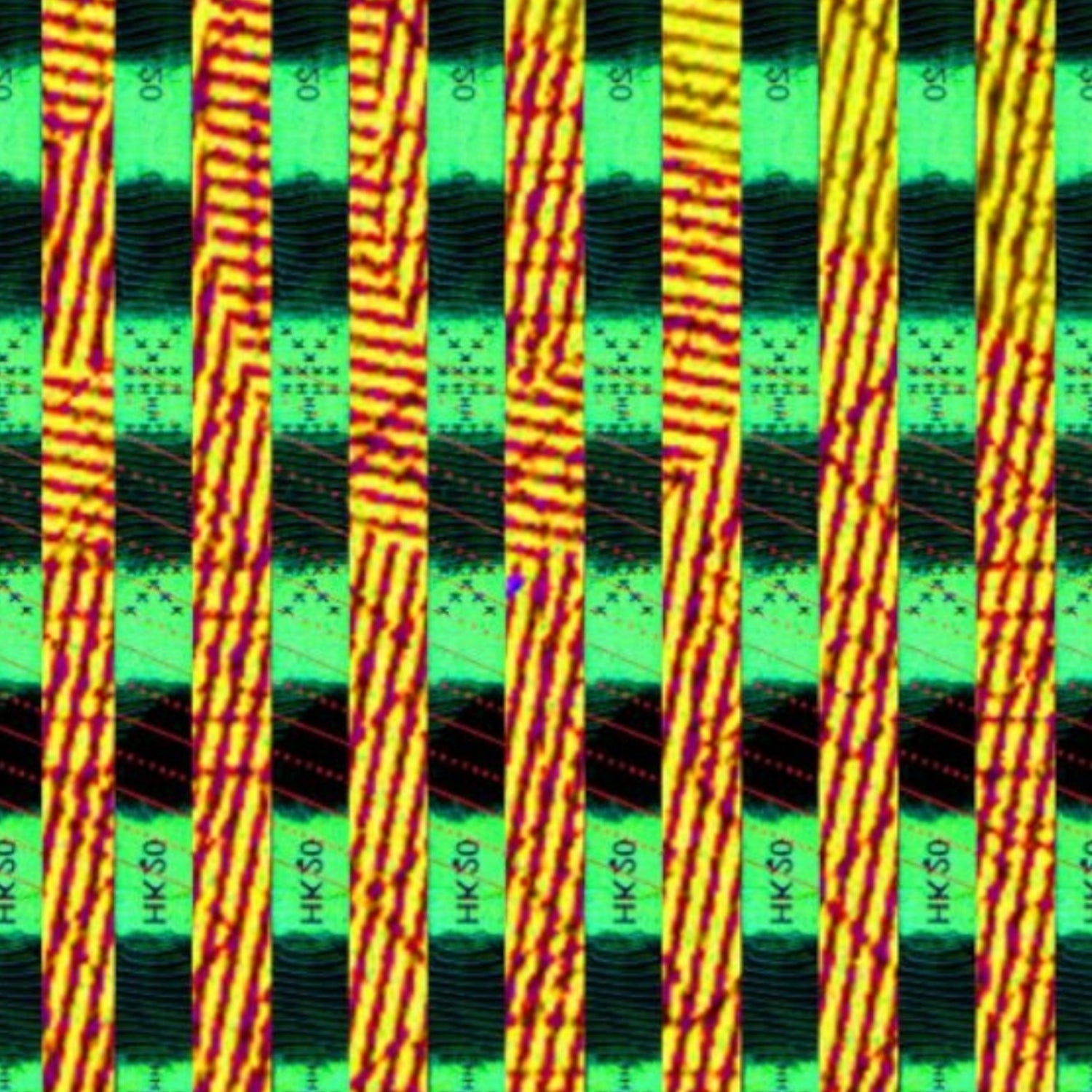 "Supermoney" Metallic Foto-Abzug